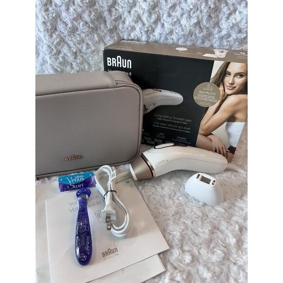 Braun IPL Long-lasting Laser Hair Removal Device Silk Expert Pro5 - Picture 2 of 2